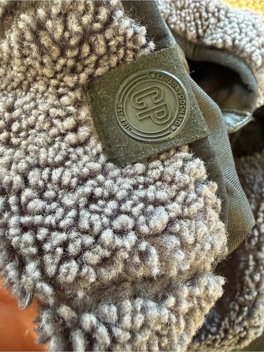 Canada Pooch Black & Gray Sherpa Hoodie for Dogs
